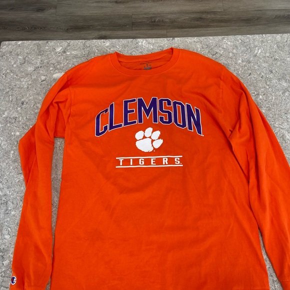 Clemson University Mens Champion Orange T-Shirt—Medium - Picture 1 of 7
